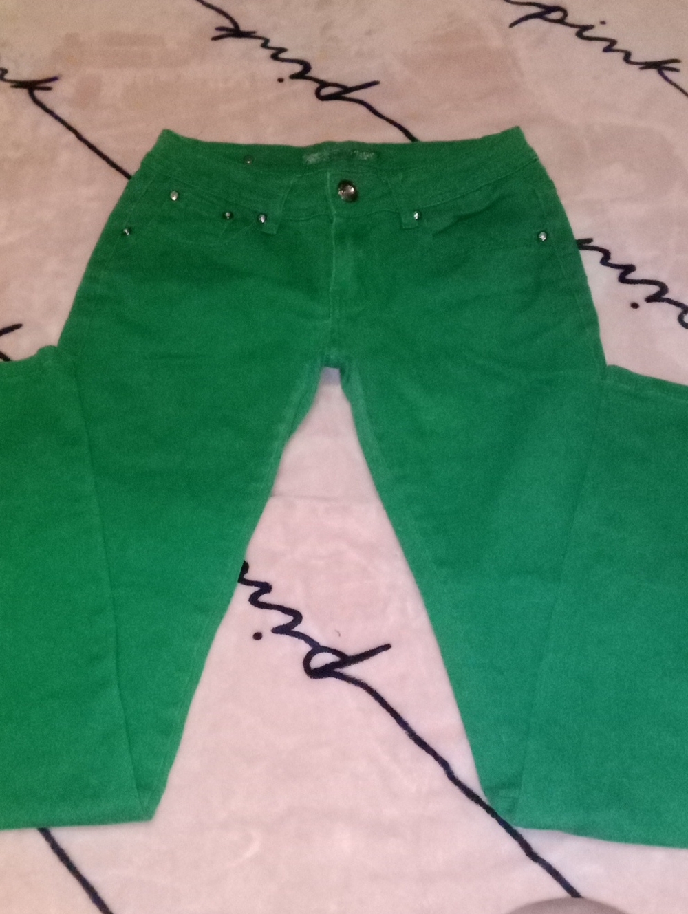 Green Skinny Jeans for Women - Classic Stretch Fit